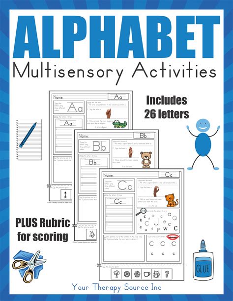 Multisensory Alphabet Activities Your Therapy Source