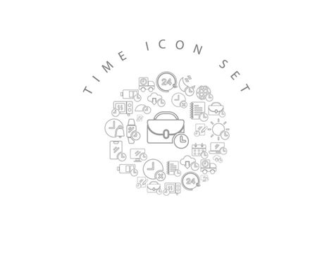 Premium Vector Time Icon Set Design
