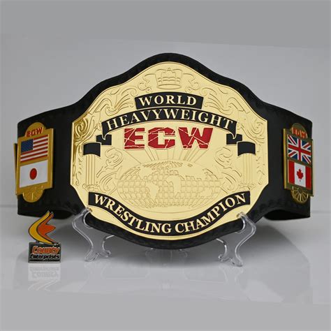 Ecw World Heavyweight Championship Wrestling Title Belt Champions
