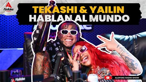 tekashi 6ix9ine and yailin hablan al mundo juntos por primera vez alofoke radio show live youtube