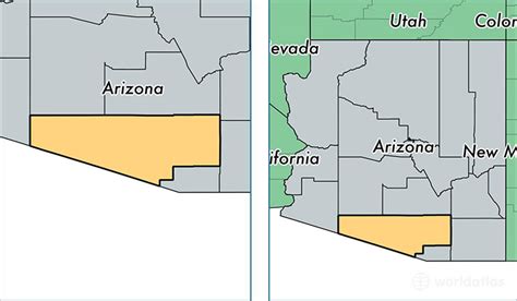 Pima County Arizona Map Of Pima County Az Where Is Pima County