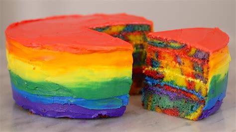 Double Rainbow Cake Gemmas Bigger Bolder Baking