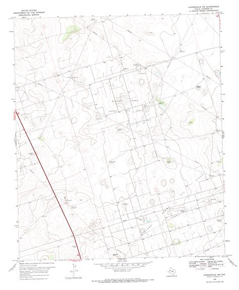 Gardendale Nw Tx Topographic Map Topoquest