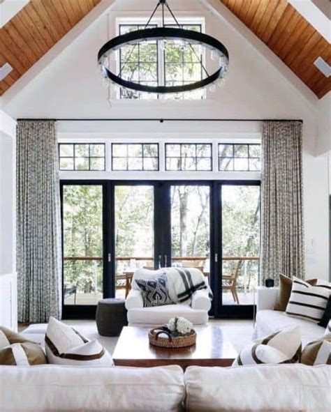 If you have a soaring ceiling it enables you to integrate larger windows which will enhance natural light and your views. Top 70 Best Vaulted Ceiling Ideas - High Vertical Space ...