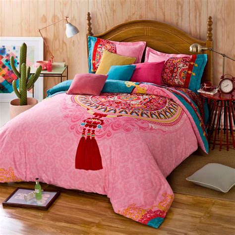 How do i choose a bedroom set? Twin full queen size 100%cotton Bohemian Boho Style ...