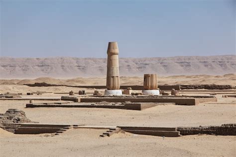 Premium Photo Ruins Of Palace In Amarna Egypt