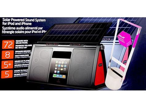 Eton Soulra Xl Solar Powered Sound System For Ipod And Iphone