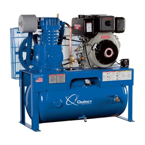 Quincy Qp 10 Pressure Lubricated Reciprocating Air Compressor 10 Hp