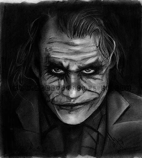 The Dark Knight Joker Pencil Drawing My Traditional Digital Art A Portfolio Drawing Blog