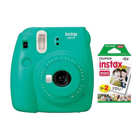 Fujifilm Instax Mini 9 Instant Camera Arcadia Green And Instax Film
