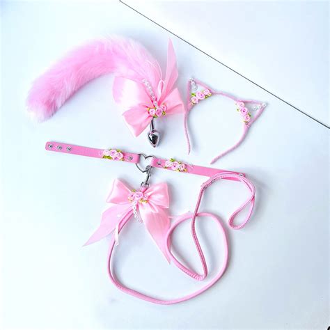 Exclusive Sexy Kitten Play Set Bdsm Sexy Pink Kitty Costume Etsy
