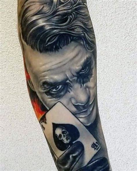 Animated joker tattoo on sleeve. 🤡🃏 Joker Tattoo Ideas That Don't Suck—90 Badass Joker Tattoos