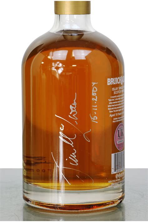 bruichladdich 18 years old signed just whisky auctions