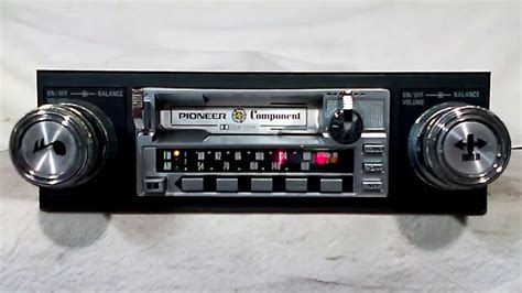Vintage Pioneer Kex 20 Am Fm Cassette Car Stereo Youtube