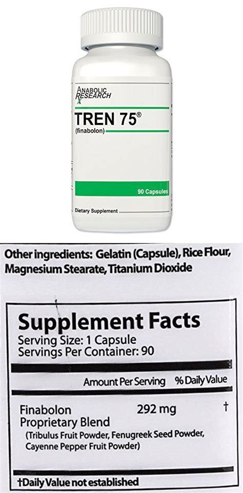 Tren 75 Metabolic Enhancer Appetite Stimulant 90 Capsules