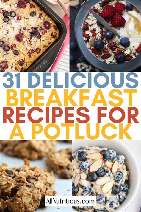 31 Best Breakfast Potluck Ideas All Nutritious