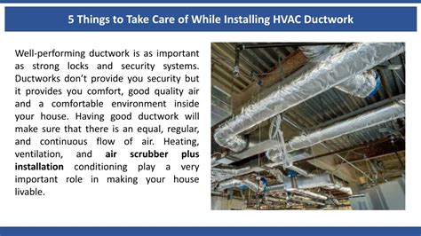 Ppt 5 Things To Take Care Of While Installing Hvac Ductwork