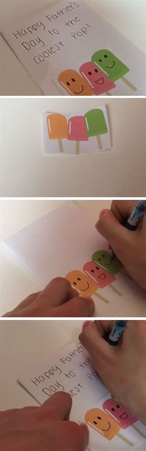 Easy, affordable, and from the heart. Coolest Pop | Easy Homemade Fathers Day Cards to Make ...
