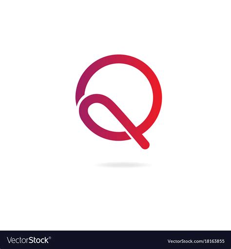 Letter Q Logo Design Template Elements Royalty Free Vector