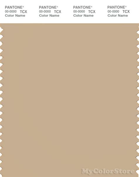 Pantone Smart 15 1214 Tcx Color Swatch Card Pantone Warm Sand