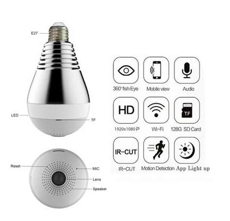 led spy bulb camera hd wireless bulb camera wifi led light bulb cam at rs 4000 wireless spy