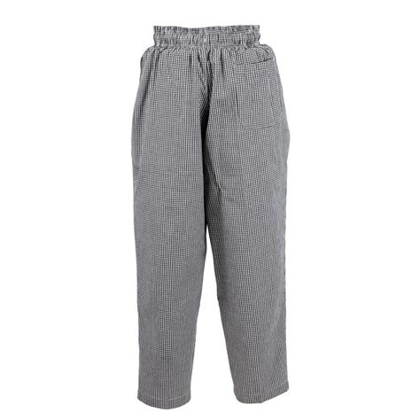 Chef Works Essential Baggy Pants Small Black Check Pa026 Buy