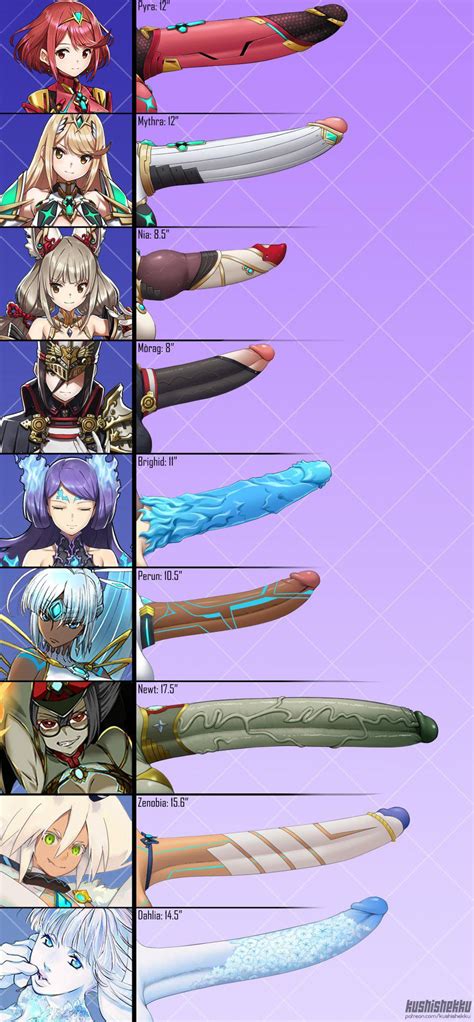 New Xenoblade Futa Dickchart From The Dickchart Pioneer 🤤 Who You Taking I Want Pyra