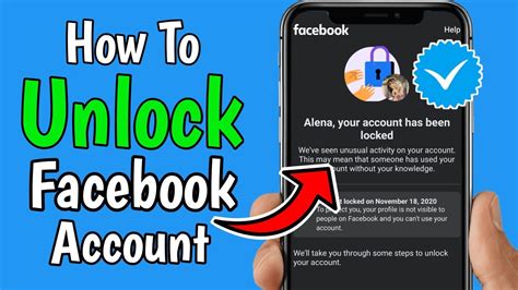 How To Unlock Facebook Account When Temporary Locked How To Unlock