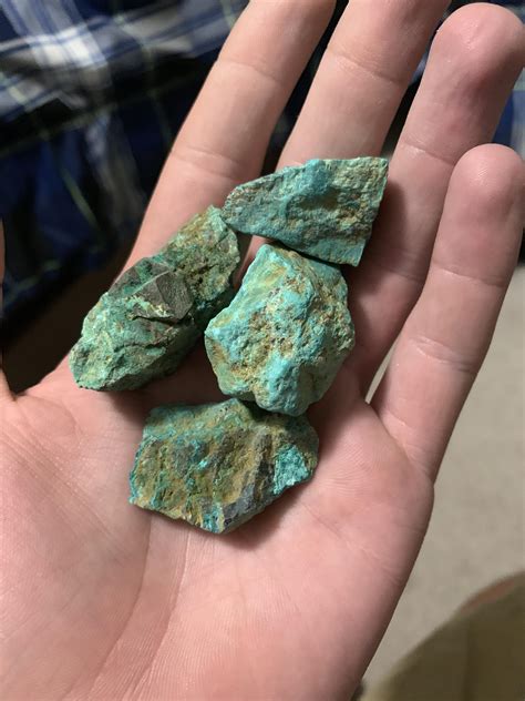 Found These Weird Green Rocks Outside An Abandoned Mine In New Mexico