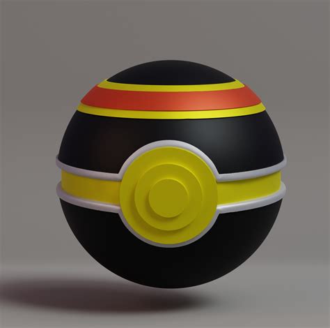 Stl Datei Pokemon Luxury Ball Pokeball・design Für Den 3d Druck Zum