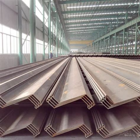 Factory Price Cold Formed Hot Rolled Z U Type Metal Sheet Piling Steel