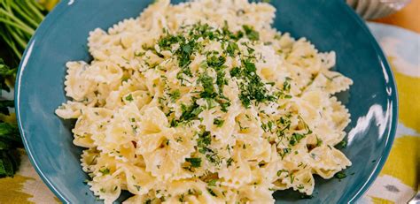 Farfalle With Fresh Herbs And Goat Cheese By Geoffrey Zakarian One Pot