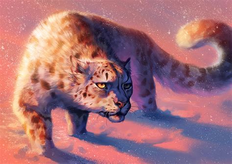 Catamancer Snow Leopard By Devin Elle Kurtz
