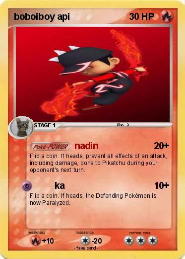 Query the pokemon database for what you want. Pokémon boboiboy api 1 1 - nadin - My Pokemon Card