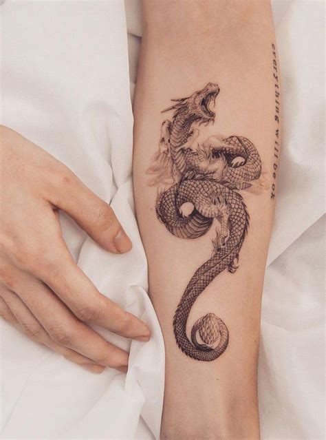 55 Pretty Dragon Tattoos To Inspire You Dragon Tattoo For Women Tattoos For Women Tattoos