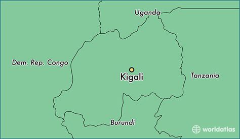 Where Is Kigali Rwanda On The Map The World Map