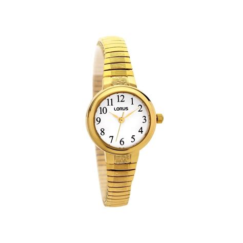 Ladies Gold Plated Expanding Bracelet Watch Rg236nx9 Watches From