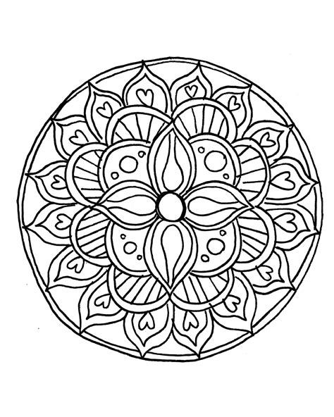 How To Draw Your Own Mandala Coloring Pages Mandala Coloring Pages