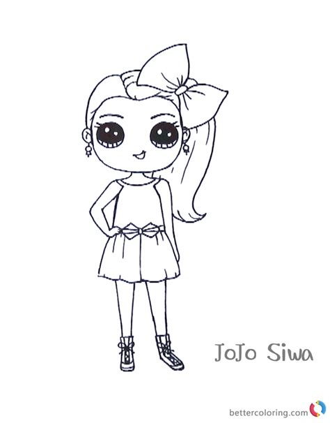 On our site you will find your favorite anime characters jojo's bizarre adventure. Beautiful Picture of Jojo Siwa Coloring Pages ...