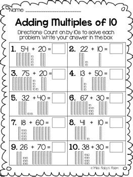 Adding Multiples of Ten by Miss Reilly's Room | Teachers Pay Teachers