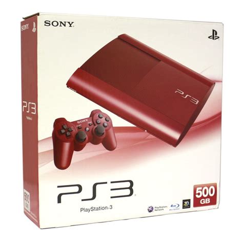 Playstation3 New Slim Console 500gb Garnet Red Model 220v