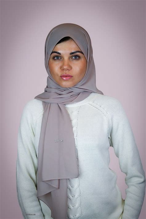 chiffon scarf in pink hijab luxy hijab style