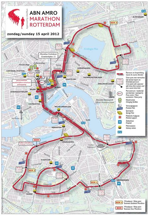 Get the rotterdam city map and information about tourist attractions, hotels, transportation etc. Rotterdam marathon-map - Karte von Rotterdam-marathon ...