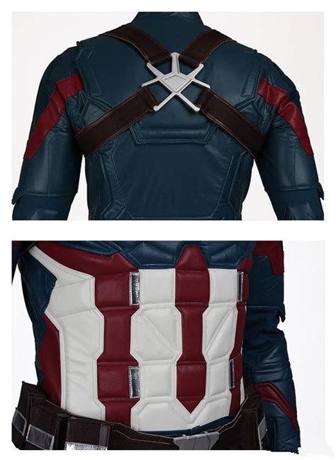 Captain America 3 Civil War Steven Rogers Cosplay Costume Captain Amer