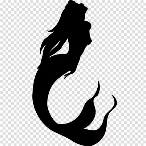 Mermaid Silhouette Png Clip Art Mermaid Drawings Mermaid Images