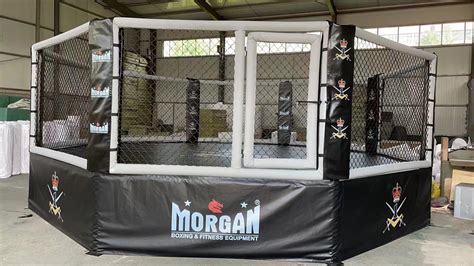 Custom Octagon Raised Mma Cage 5m 8m Morgan Sports