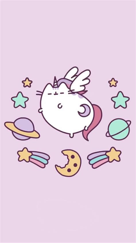 Tapety Kawaii ♡ ♡ Pusheen ♡ Pusheen Cute Pusheen Cat Unicorn