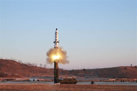 North Korea Releases First Images Of Its Hwasong 12 Missile Launch