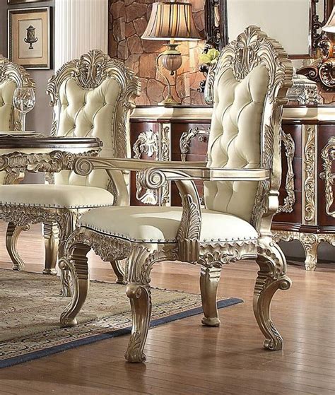 Homey Design Victorian Arm Chair Hd Ac8017 In 2021 Luxury Dining Room