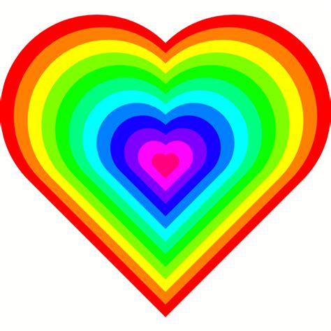 Rainbow Heart Animation By Chandlerklebs On Newgrounds Clipart Best